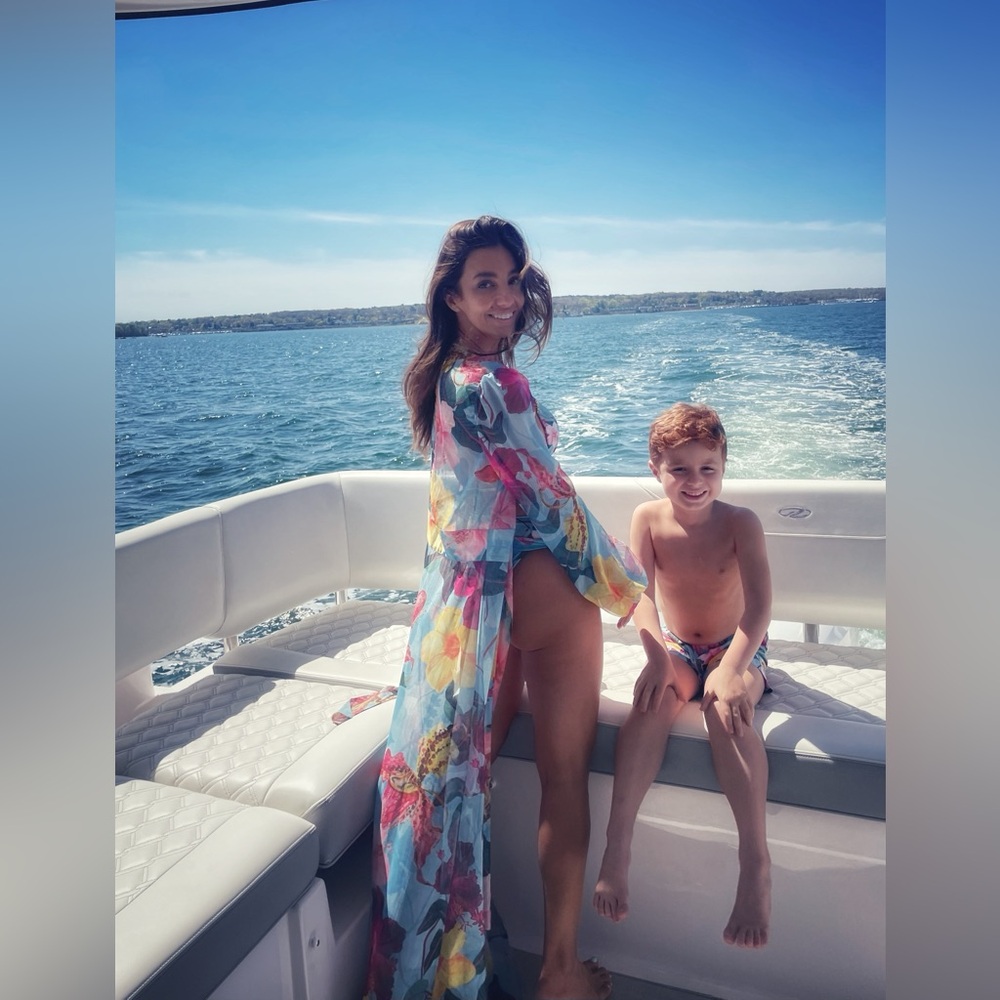 PATBO swim set including robe.